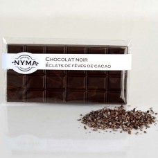Tablette chocolat noir et éclats de cacao